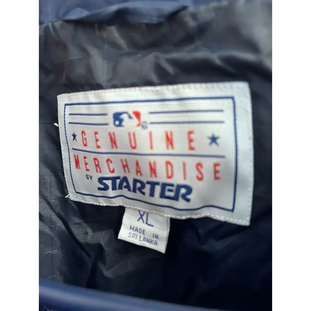 Vintage New York Yankees Starter Windbreaker Jacket 90's Embroidered Mens XL